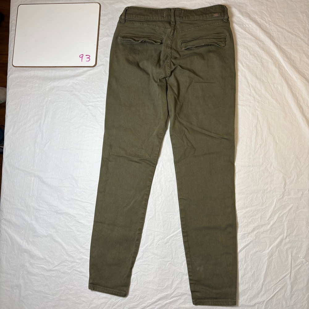 DL1961 Women Olive Green Slouchy Skinny Pants Size 24 (Typical Size 00) - Picture 5 of 12